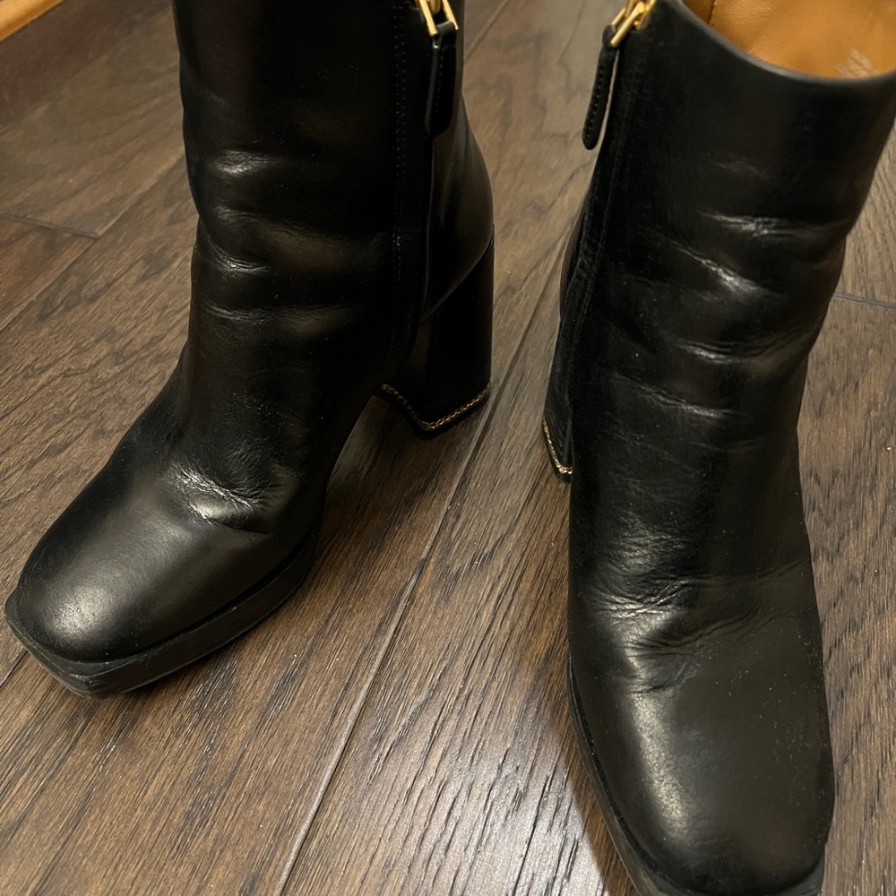 Tory Burch Ruby High Block Healed Booties - Picture 5 of 12